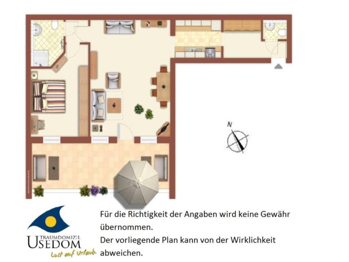 Villa Strandperle Whg 18 Heringsdorf  Extérieur photo